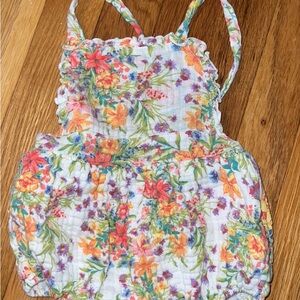 Angel Dear Floral Kids Dress - Multicolor